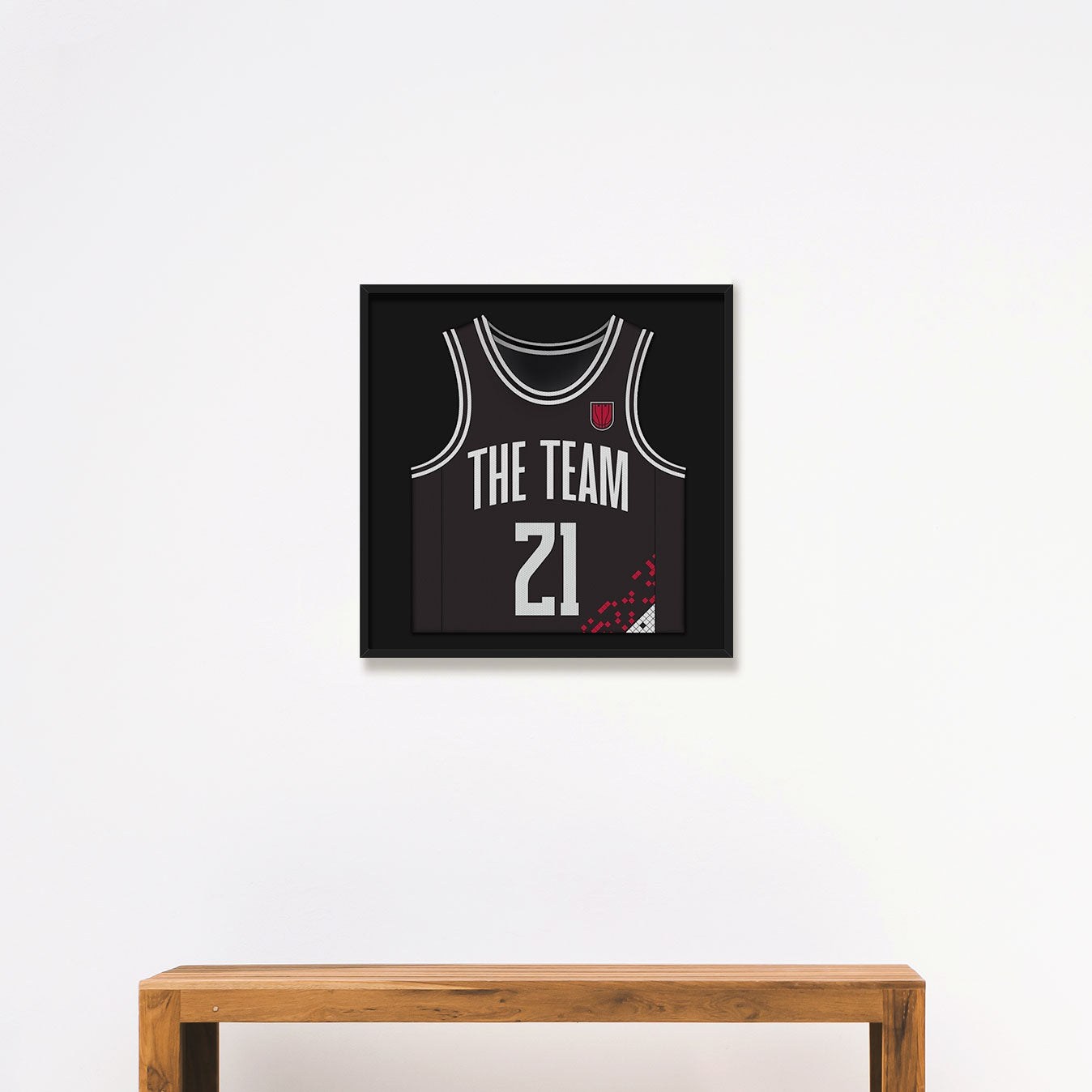 The Gallery - Black, float mounting on black background