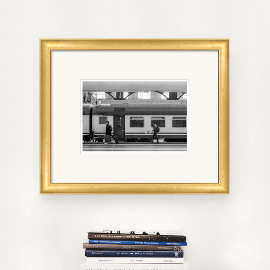 Overture - wide gold frame