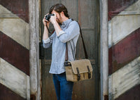 Ona The Prince Street Camera messenger bag, Tan