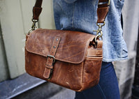 ONA The Bowery Camera Bag - Antique Cognac