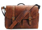 ONA Brixton Camera and Laptop Messenger Bag, Antique Cognac