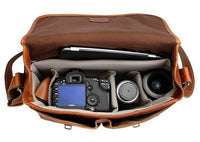 ONA Brixton Camera and Laptop Messenger Bag, Antique Cognac